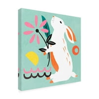Melissa Wang 'Easter Bunnies II' platno Art