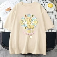 Jhpkjcard Captor Sakura Cartoon japanski Anime majice Keroberos proljeće i ljeto pamuk Kawaii djevojka
