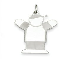 Sterling Silver Kid Charm