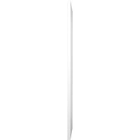 Ekena Millwork 18 W 51 H True Fit PVC dijagonalna ploča modernog stila fiksne roletne, bijeli