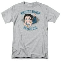 Betty Boop-Jean Košulja Sa Kratkim Rukavima-Velika