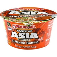 Maruchan okus Azije govedine Sukiyaki Ramen Noodle supa, 3. oz