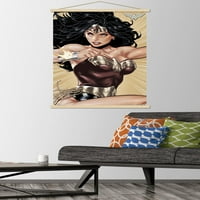 Comics - Wonder Woman - Hiper zidni poster sa drvenim magnetnim okvirom, 22.375 34