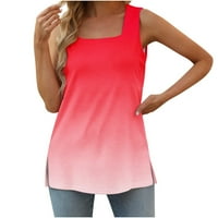 amlbb Womens Loose Tank Tops Summer Sleeveless Floral Printed Tops Printed Vest Loose Sleeveless T-shirt pulover Tops