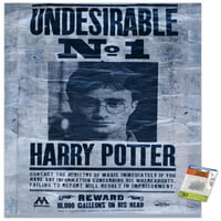 Svijet čarobnjaka: Harry Potter - Neželjeni zidni poster sa push igle, 22.375 34