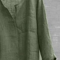Corashan Muška ljetna košulja muška kratka prozračna udobna jednobojna dugačka rukava labava Casual majica