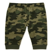 Garanimals Baby Boys Camo Print flis pantalone, veličine 6 9M-24M