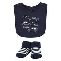 Hudson Baby unise baby pamuk i set čarapa, automobili, jedna veličina