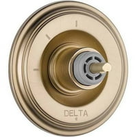 Delta Cassidy 3-postavlja 2-portska diverterska obloga - manje ručice, venecijanska bronza