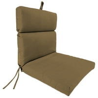 Jordan Manufacturing Sunbrella 44 22 Spectrum Caribou Brown čvrsti pravougaoni jastuk za vanjsku stolicu
