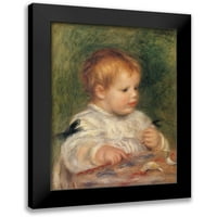 Renoir, Pierre-Auguste crni moderni uokvireni muzej umjetnički print pod nazivom - Jacques Fray kao beba