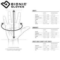 Bionic muške desne ruke raketna rukavica - 2xl - crna