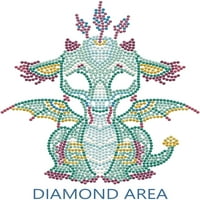 Dotz® Dotz® Bo Ariel The Baby Dragon Diamond slikarski komplet