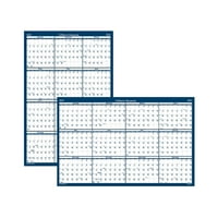 Kuća na doolittle 18 24 zidni kalendar klasični bijeli plavi 3960-22
