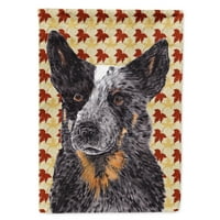 Caroline's SC9236-Zastava-roditelj Australijski stočni pas pada portret zastava, višebojni