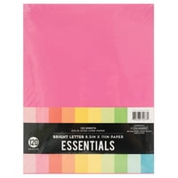 Colorbök Essentials Bright Multicolor papir za slovo, 8,5x11