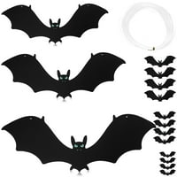 Halloween Hangings Bat viseći ukrasi Party Ornament Halloween privjesak rekvizite za vanjski unutarnji