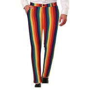 Atletski Radovi Muške Pantalone Stripe Personalizovane Pantalone Džepno Dugme Odelo Pantalone Helanke