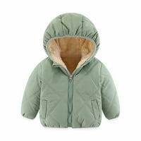 FESFESFES toddler Baby Puffer jakna kaputača za dječake i djevojke zimska jakna za djecu zadebljanje zglobne