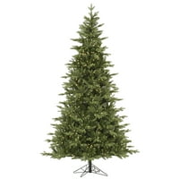 Vickerman 7,5 'svježi balsam Jelo umjetno božinsko stablo, topla bijela Dura-lit® LED svjetla