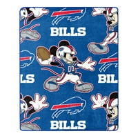 NFL Bills & Disney's Mickey Mouse character Hugger jastuk i svileni Set za bacanje na dodir