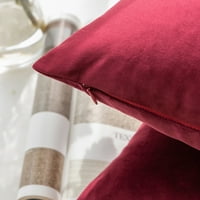 Phantoscope Božićni praznik dekorativni jastuk sa umetkom, svilenkasta baršunasta serija, 12 20