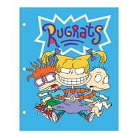 Nickelodeon Rugrats Dopisnica, 3-prsten, 1 vezivo, bilježnica, knjiga sastava, mapa