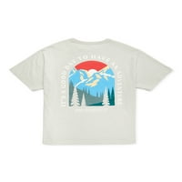 Wonder Nation Boys Kratki Rukav Grafički T-Shirt, 2-Pack, Veličine 4 - & Husky