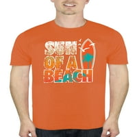 Humor muška grafička majica sunce plaže, do veličine 2XL