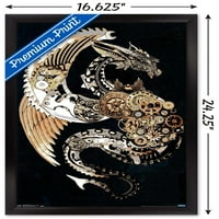 Steampunk Dragon zidni poster, 14.725 22.375