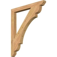 Ekena Millwork 1 2 W 38 D 44 H Olimpijski Letvica Smooth Bracket, Zapadni Crveni Kedar