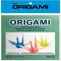 Origami papir 7 x7 100 pkg-moderne boje