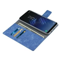 Samsung Futrola Za Telefon Sa Postoljem Samsung Galaxy S SM Denim Torbica Za Novčanik Sa Gumastom Unutrašnjom