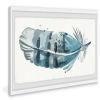 Parvez Taj Bird's Feather Framered Wall Art, 10 30