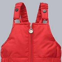 Toddler Boys Girls Winter Puffer kaput zakrpljen drćava topla vodootporna vjetrootporna jakna hlače dvodijelno
