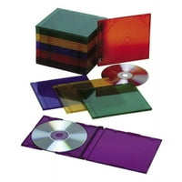 NSN5547682, višebojni Slim CD nakita, 25, asortirani, plavi, žuti, zeleni, ljubičasti