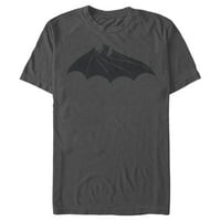 Muški logotip Batman skriveni krilni grafički gramak krupnog drvenog uglja