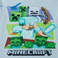 MINECRAFT EKSKLUZIVNI BOYS Dvodijelni set pidžame, veličine 4-12