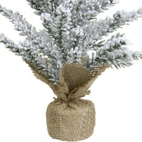 Northerlight 12 Unlind ArtIficial Whrocked Mini božićno drvce sa bazom od jute