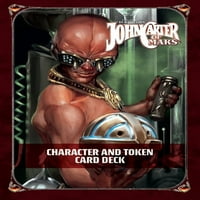 John Carter of Mars karakter i token paluba John Carter RPG pristup