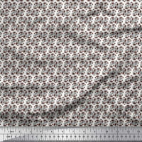 Soimoi Rayon tkanina točka i kvadratno kosicanje tiskano šivanje tkanine dvorište široko