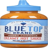 Plavi vrh kremastog meda Chipotle Hot sos oz