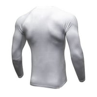 Qiaocaity muns Brza suha košulja Fitness dugih rukava s dugim rukavima Casual duksela Sportska dukserica