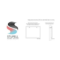 Stupell Industries Black Cat Lounging Comfy Bed grafička Umjetnička galerija umotana platnena štampa zidna