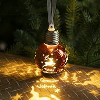 Otvoreni luster ukrasi Božićni ukrasi kreativno božićno ukrašavanje stabla elektroplata kuglice privjesak
