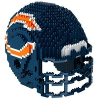 Brxlz NFL Chicago nosi fudbalsku kacigu 3-d Građevinska igračka
