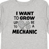 Inktastic Želim da odrastem da budem mehaničar poklon dječak ili djevojčica dugih rukava T-Shirt
