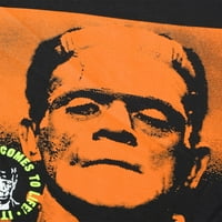 Halloween muške i velike muške grafičke majice Frankenstein i Dracula, 2-pakovanje