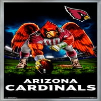 Arizona Cardinals - Point Stance Wall Poster, 22.375 34