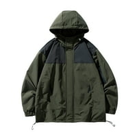 Sngxgn dukserice za muškarce sherpa Warm Zip - prednja dukserica muška jakna, AG, veličina 2XL